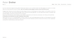 Desktop Screenshot of peter-dreher.de
